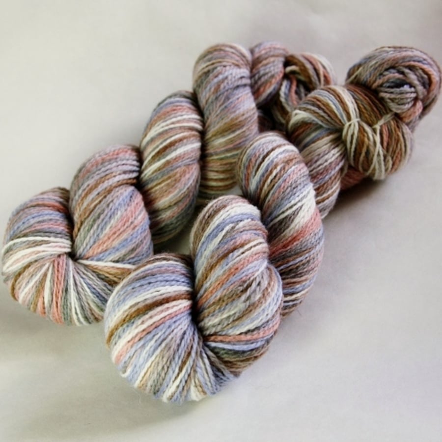 Pebbled merino sport yarn Folksy