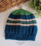 Designer Hand Knitted Boys Knotted Beanie Hat 9-18 months size - Image 4