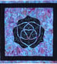 Rose Window B Pattern Art Quilt Panel - Image 2
