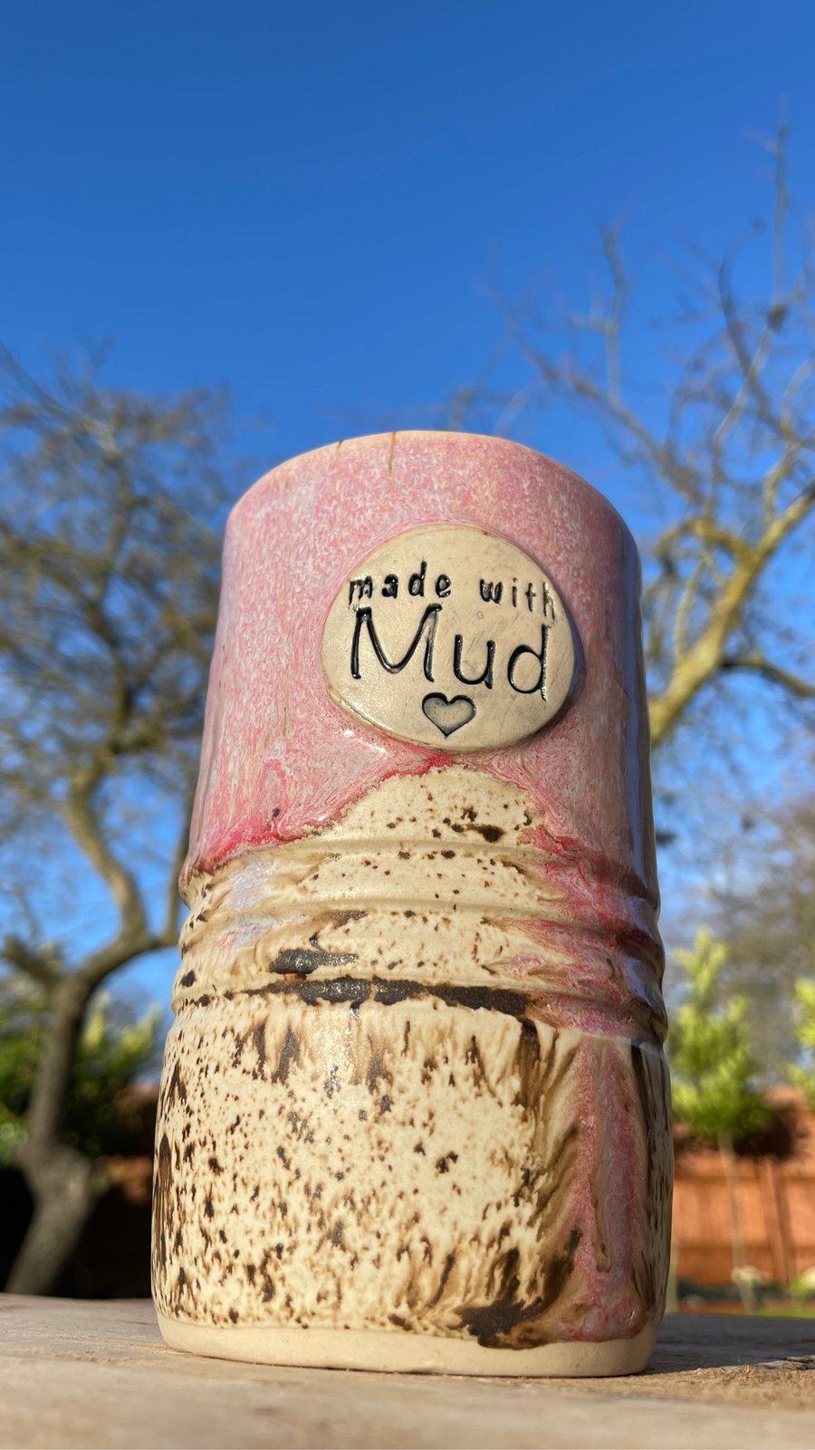 MadeWithMud Hand Thrown Travel Mug