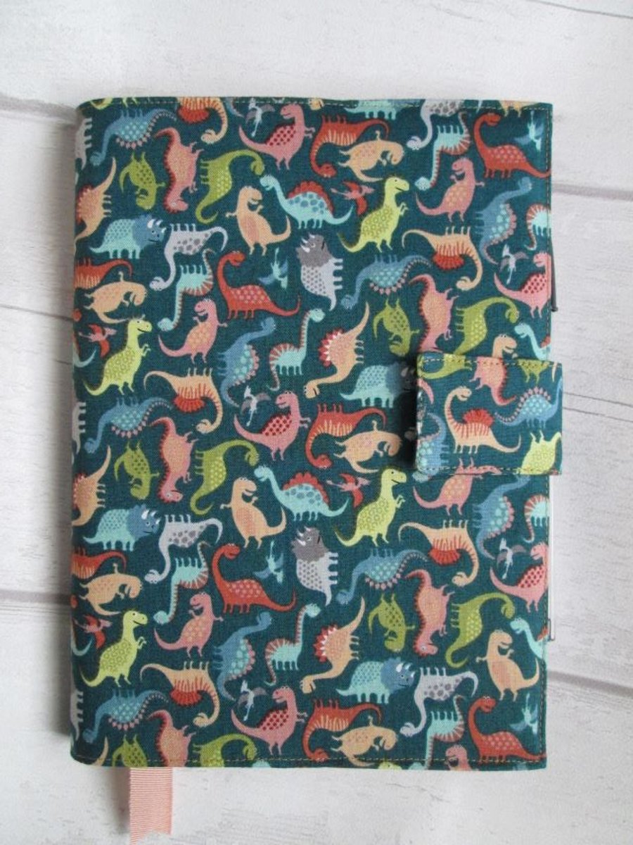 SOLD - A5 Dinosaur Reusable Notebook Cover
