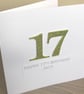 Perfectly Imperfect - SALE Half Price handmade 17th birthday card  - Image 5