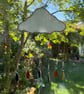 Stained Glass Large Rain Cloud Multi - Handmade Hanging Window Decoration - Image 9