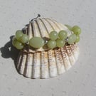 Lemon Jade Gemstone Beaded Chakra Bracelet "Bridget"