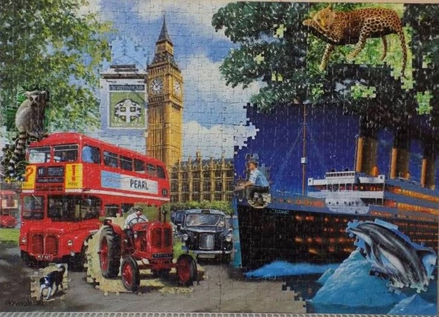 London Jigsaw Collage