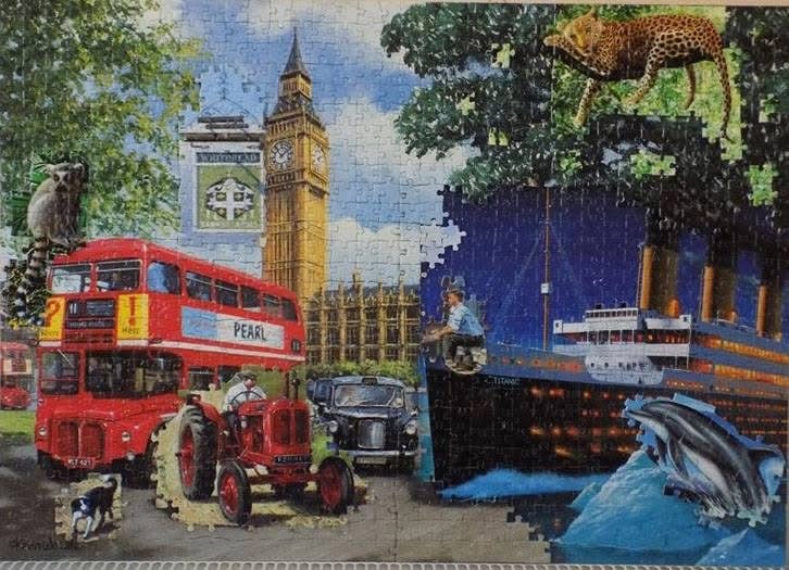 London Jigsaw Collage