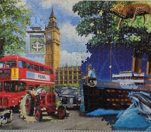 London Jigsaw Collage
