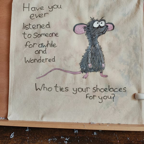 Hand painted tote bags 