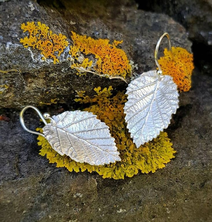 Hazel Leaf Earrings