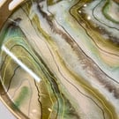 Drinks Tray Alcohol Ink and Resin