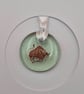 Taurus Fused Glass Card