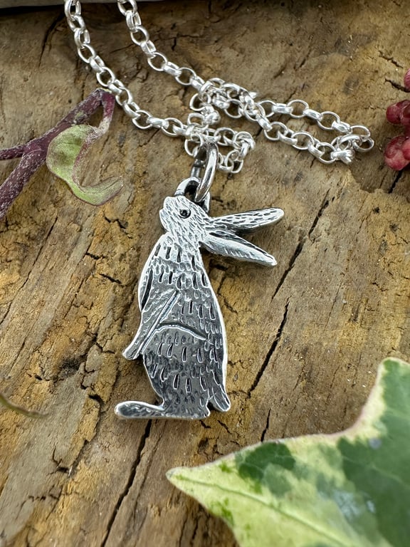 Little Medieval Hare Pendant