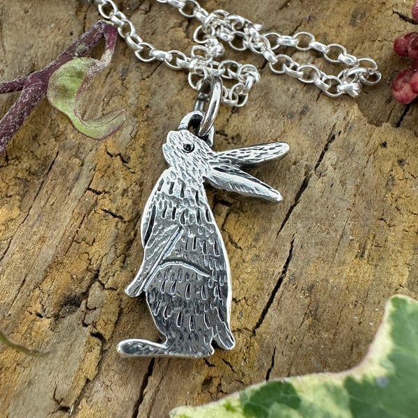 Little Medieval Hare Pendant