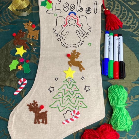 Christmas Stocking Craft Kit - Christmas Eve Box