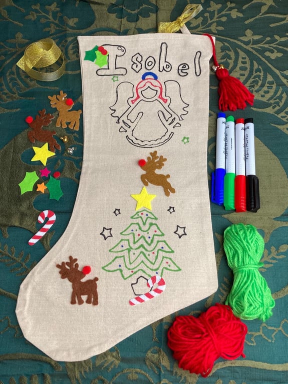 Christmas Stocking Craft Kit - Christmas Eve Box
