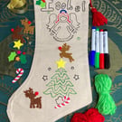 Christmas Stocking Craft Kit - Christmas Eve Box