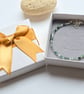 Dainty Moss Agate Gemstone Bracelet - 3mm  - Image 3