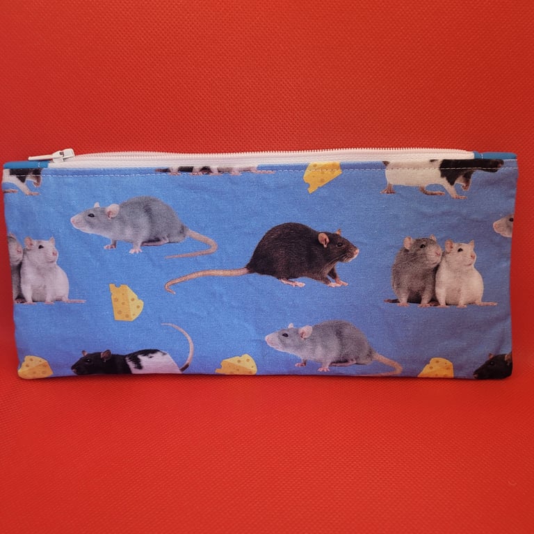 Pencil case pet rats design