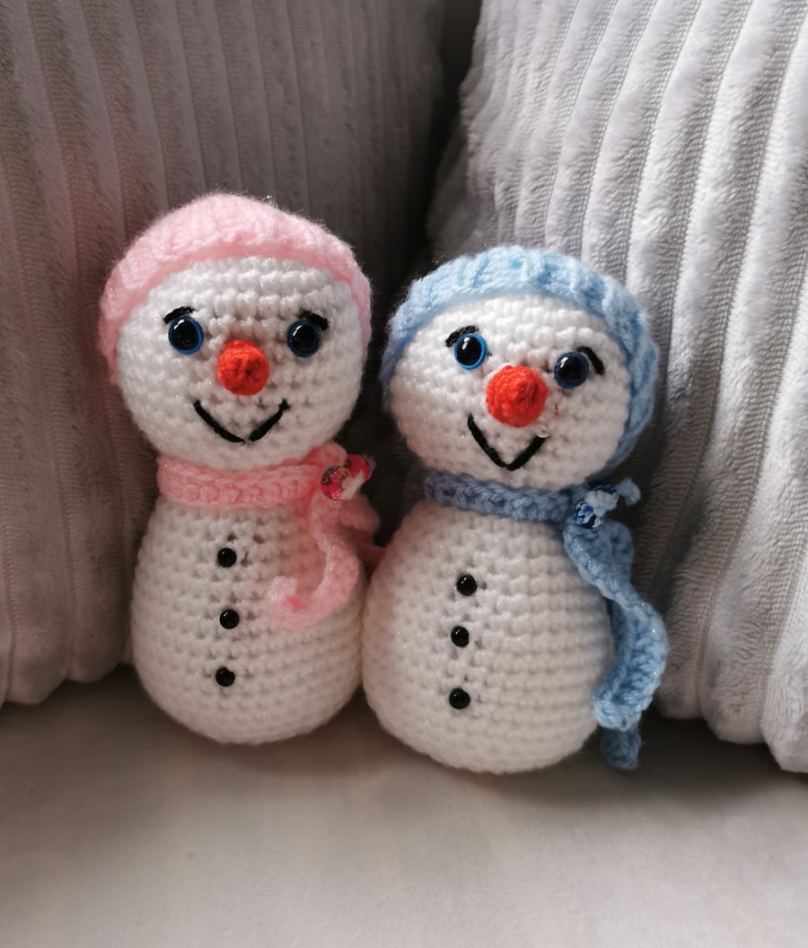 Crochet Christmas Couple 