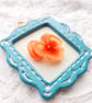 Tiny Floral Wall Hanging - Handmade Botanical Art, Spring Flower Hanging - Image 2