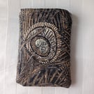 Passport cover in Liberty Hera linen. Passport sleeve.