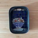 Mini mosaics in sardine tin
