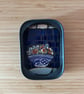 Mini mosaics in sardine tin