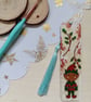 Christmas elf bookmark
