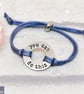 YOU CAN DO THIS Hand Stamped Pewter Bracelet - Image 2
