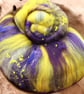 50g Pansy Art Batt for Spinning & Felting - Image 2