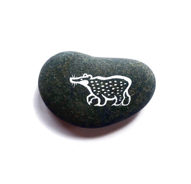 Badger Art Pebble - MADE TO ORDER