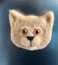 Cute Needle felted cat fridge magnet  - Image 3