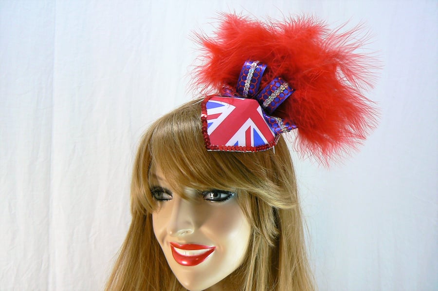 Union Jack Fascinator