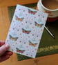 Single Moth Pattern Greetings Card - A6 Size - Image 3