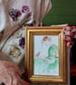 Prints, hand printed . Girl and Bird  - Image 6