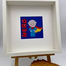 Superhero appliqué picture 