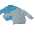 Super Soft Round-Neck Baby Cardigan with Bunny Buttons
