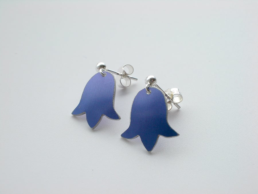 Bluebell studs earrings