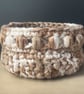 Handmade Crochet Flower Coasters Set of 6 with Basket - Image 8
