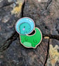 Dinosaur pin, Dinosaur Christmas gift, Astronaut pin, Space pin, Trex gift - Image 3