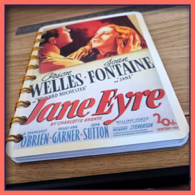  Jane Eyre Wire Bound Notebook Movie Poster 