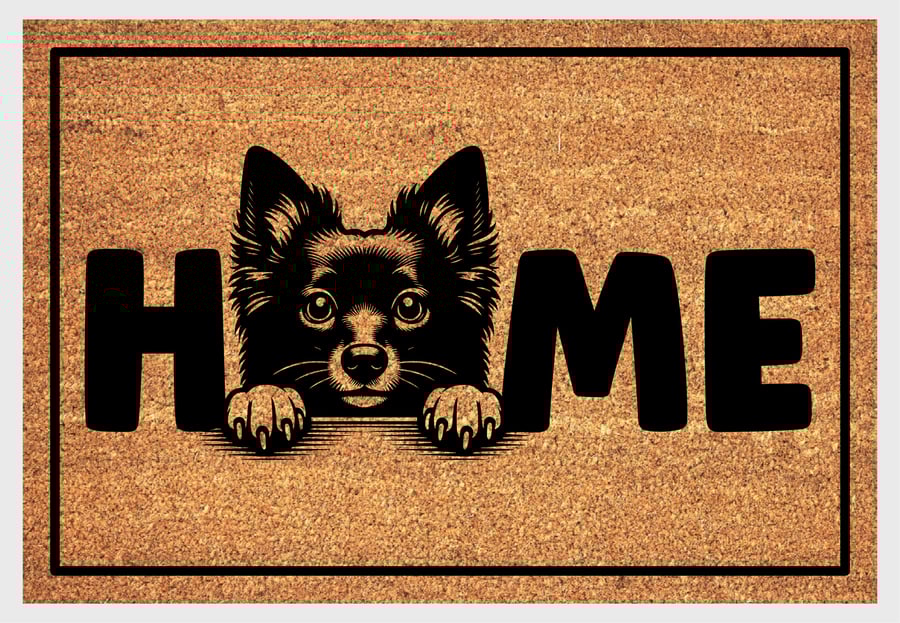Schipperke Home Door Mat - Schipperke Dog Doormat - 3 Sizes