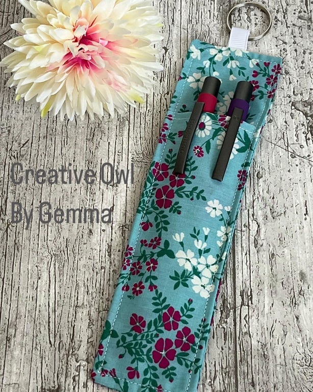 Floral Print Lanyard Pen Holder Teacher Pen Holder Nurse Pen Holder Hands Free P