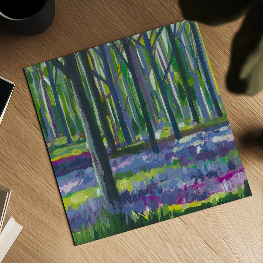 Bluebell Wood Print