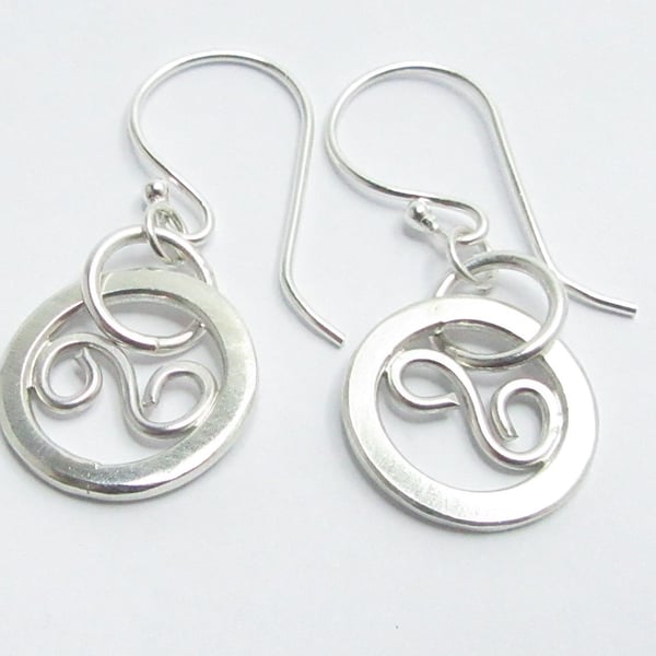 Celtic Scroll  Earrings