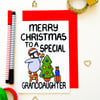 Merry Christmas To A Special Granddaughter Christmas Card 