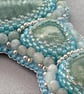 Aquamarine & Sterling Silver Beaded Pendant Necklace - Image 7