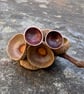 Copper Acorn Stud Earrings - Image 1