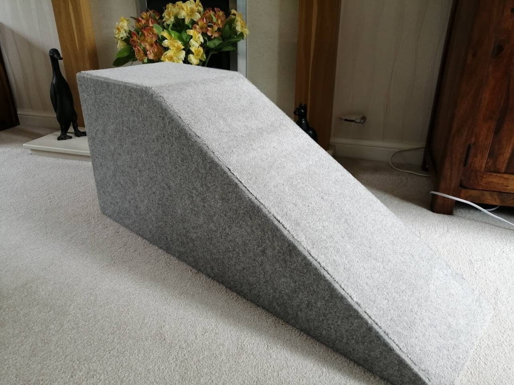 40cm H x 100cm L Pet Ramp with Extended Top Platform for Nervous Pets