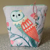 Winter woodland owl project bag